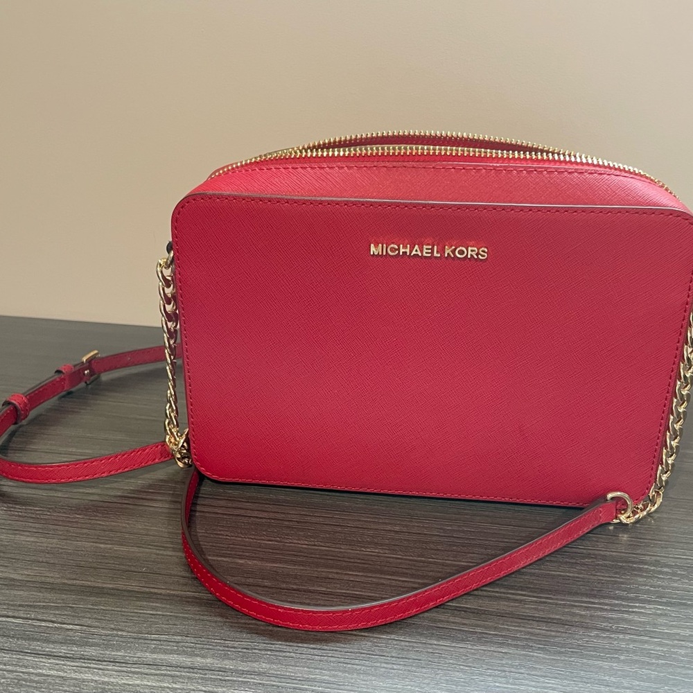 Michael Kors Red Crossbody Bag